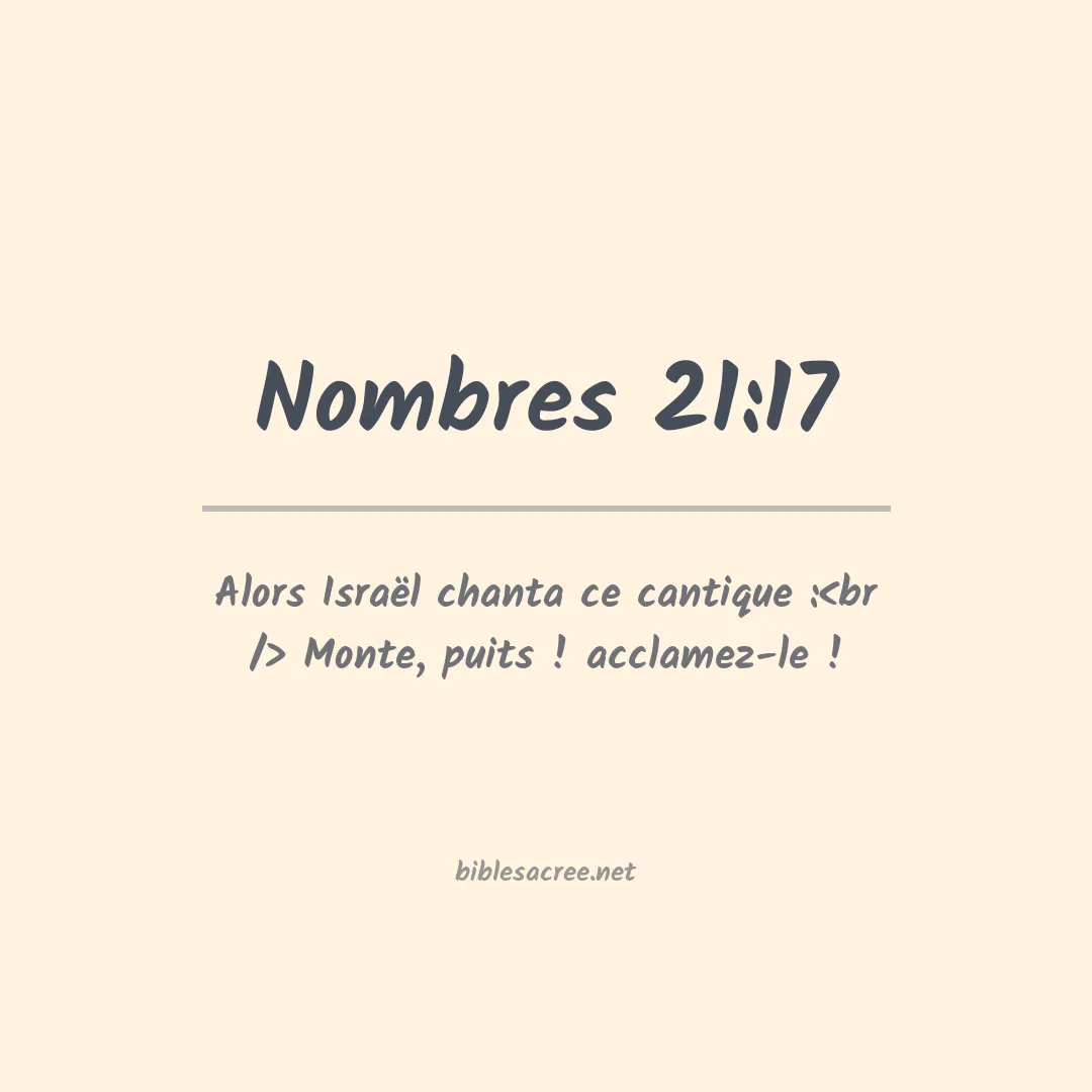 Nombres - 21:17