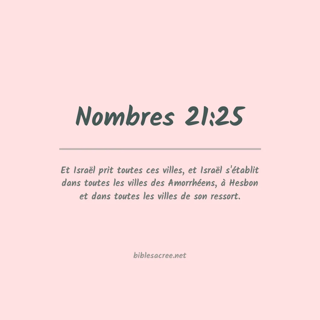 Nombres - 21:25