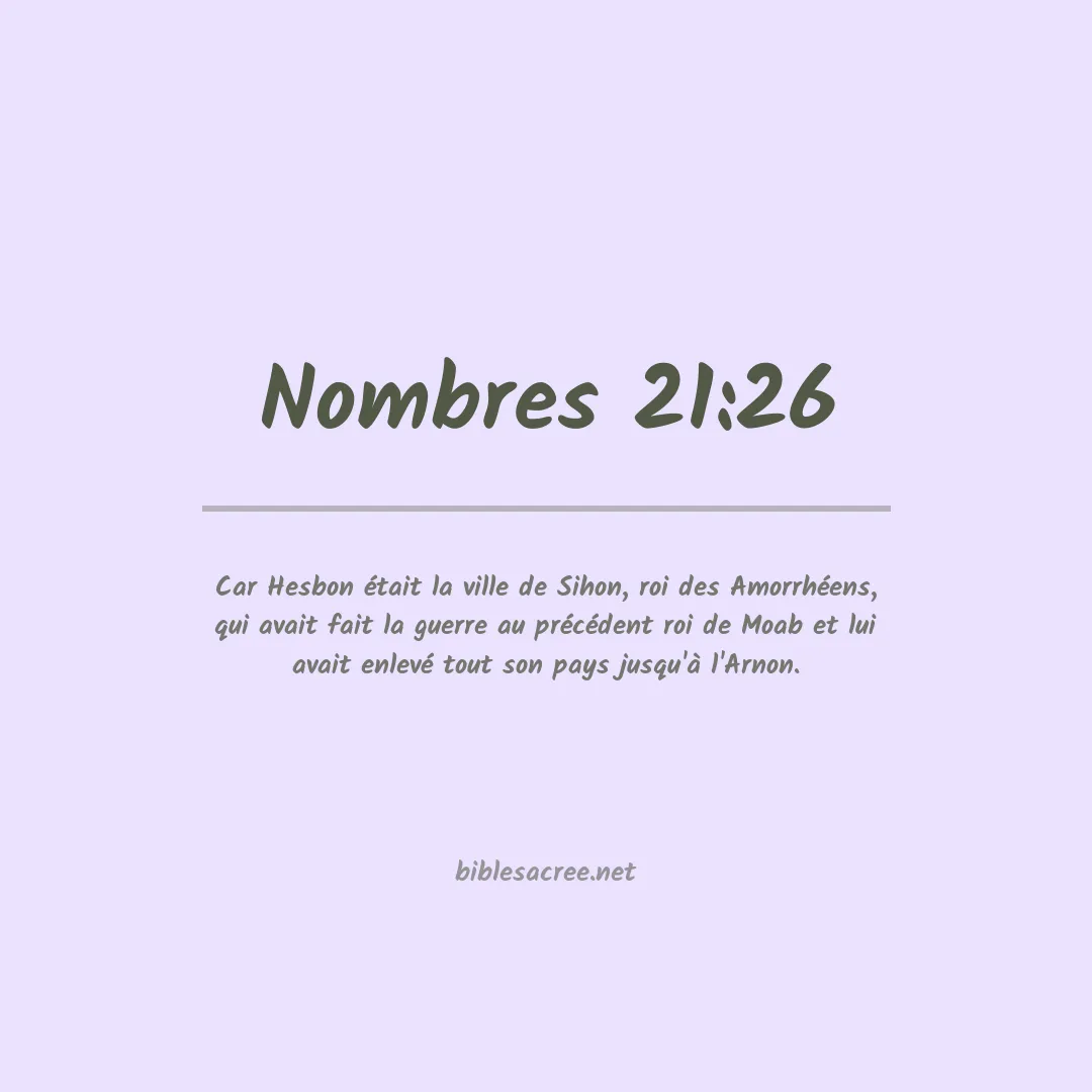Nombres - 21:26