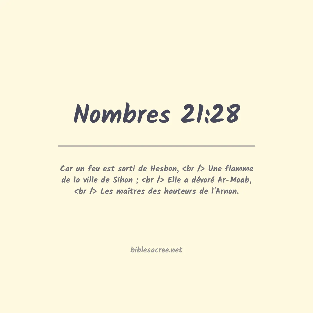 Nombres - 21:28