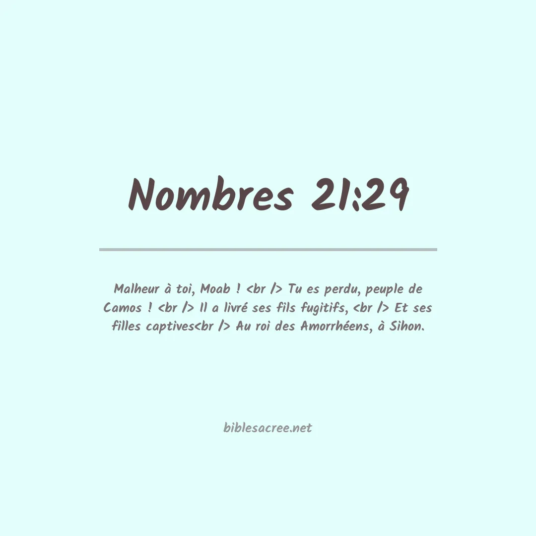 Nombres - 21:29