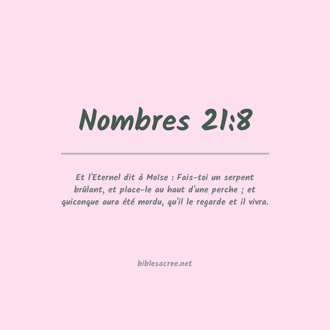 Nombres - 21:8