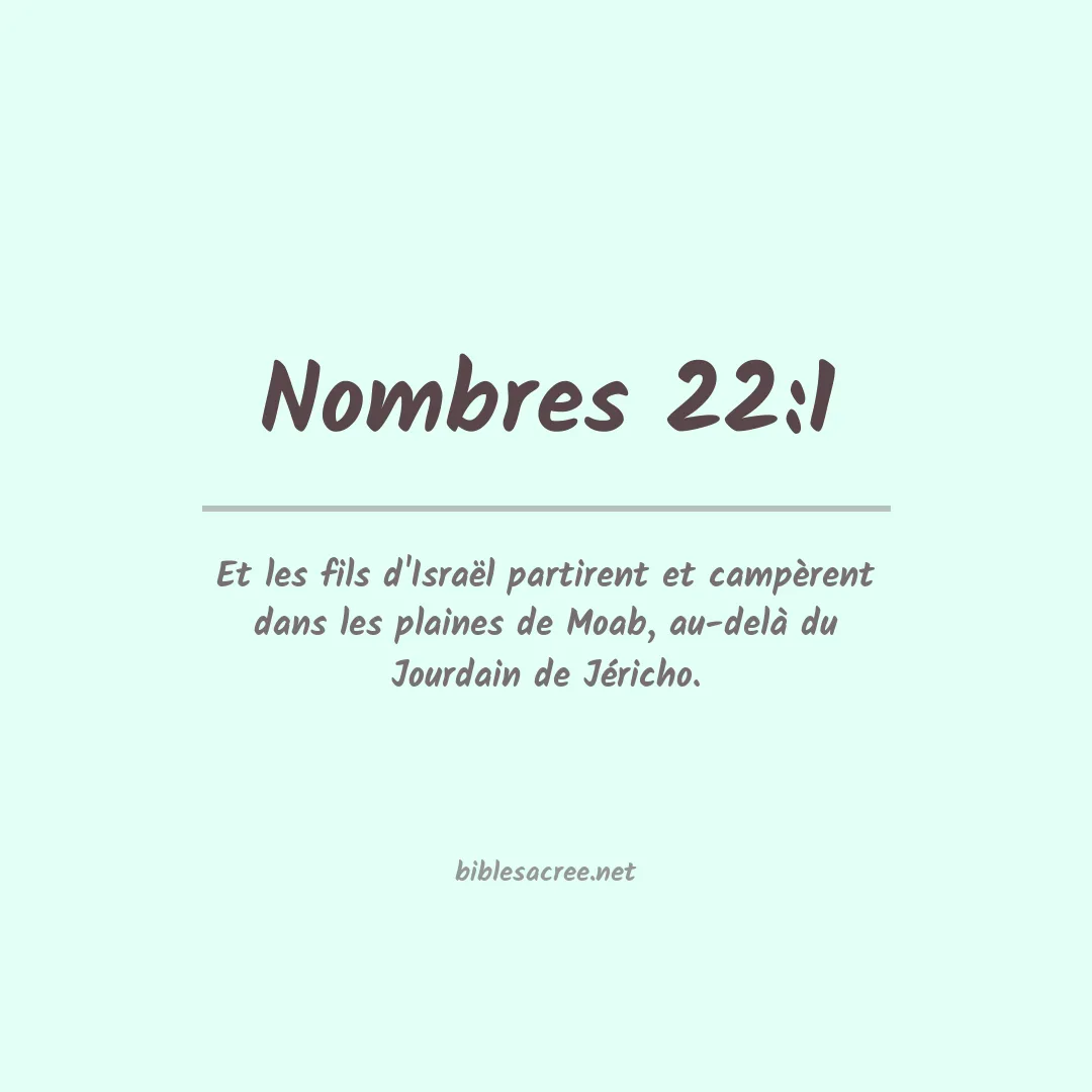 Nombres - 22:1