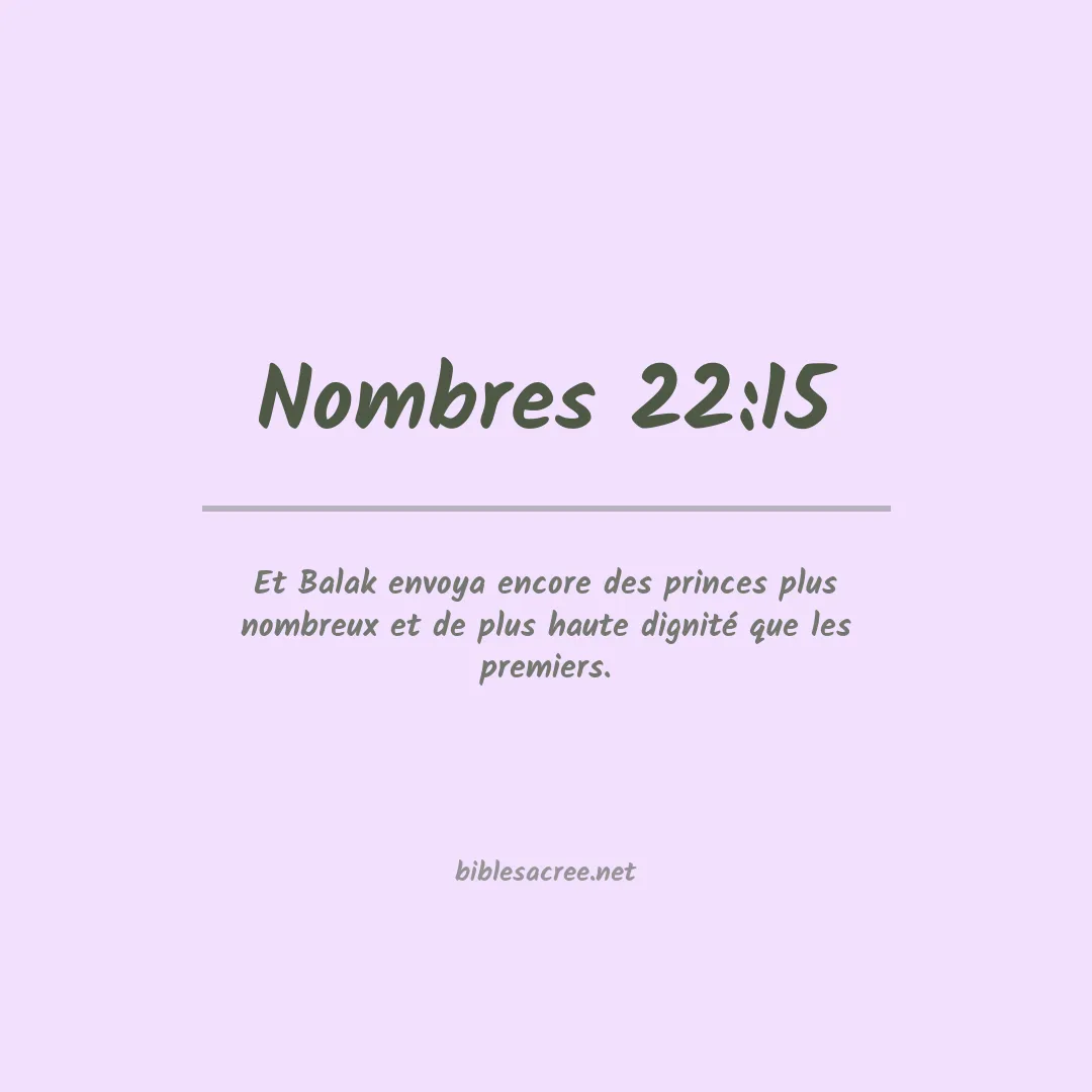 Nombres - 22:15