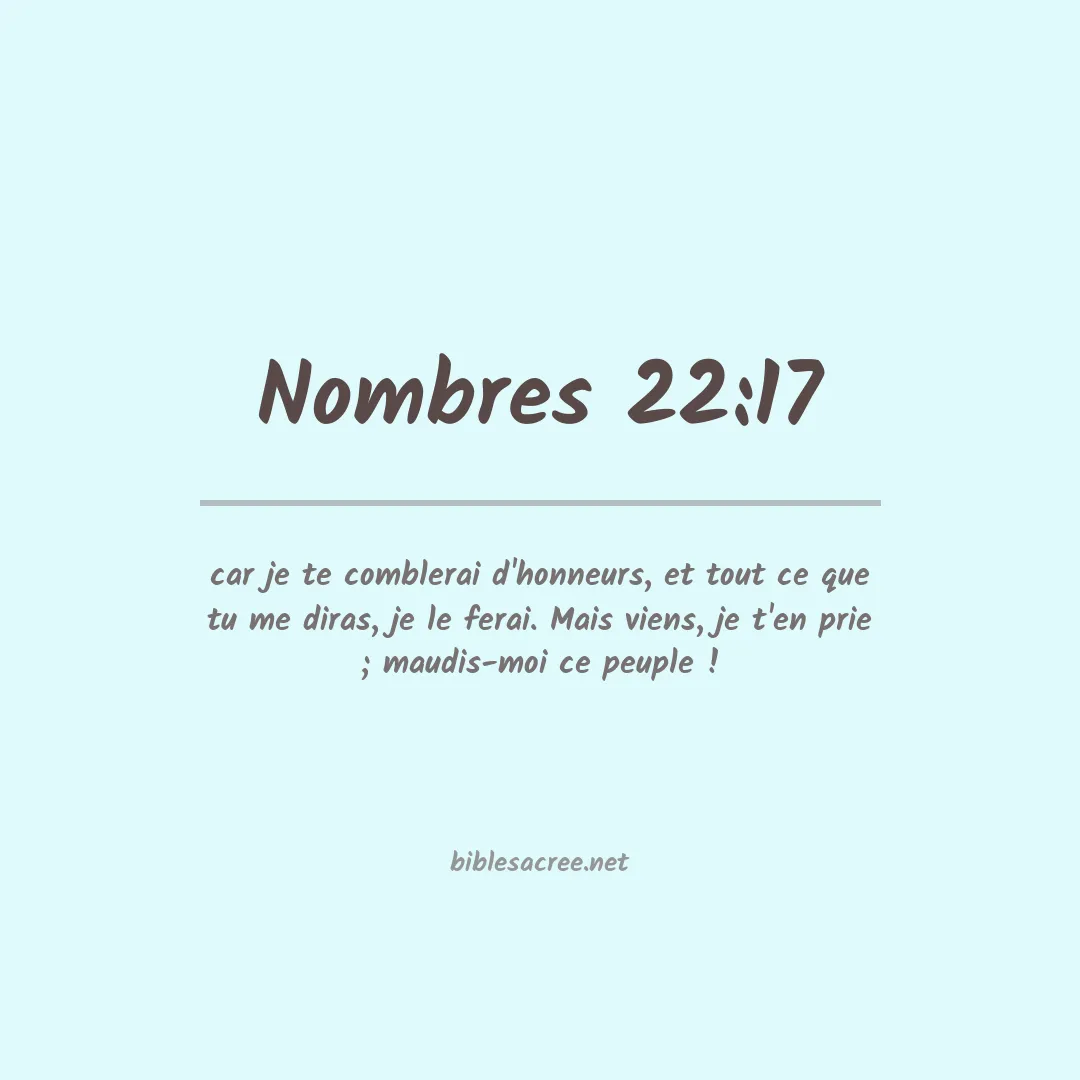 Nombres - 22:17