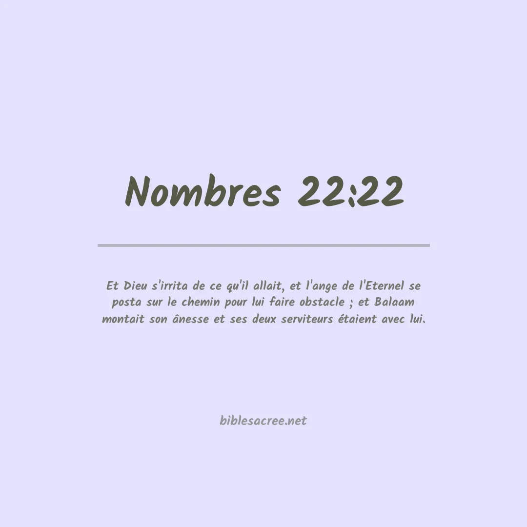 Nombres - 22:22