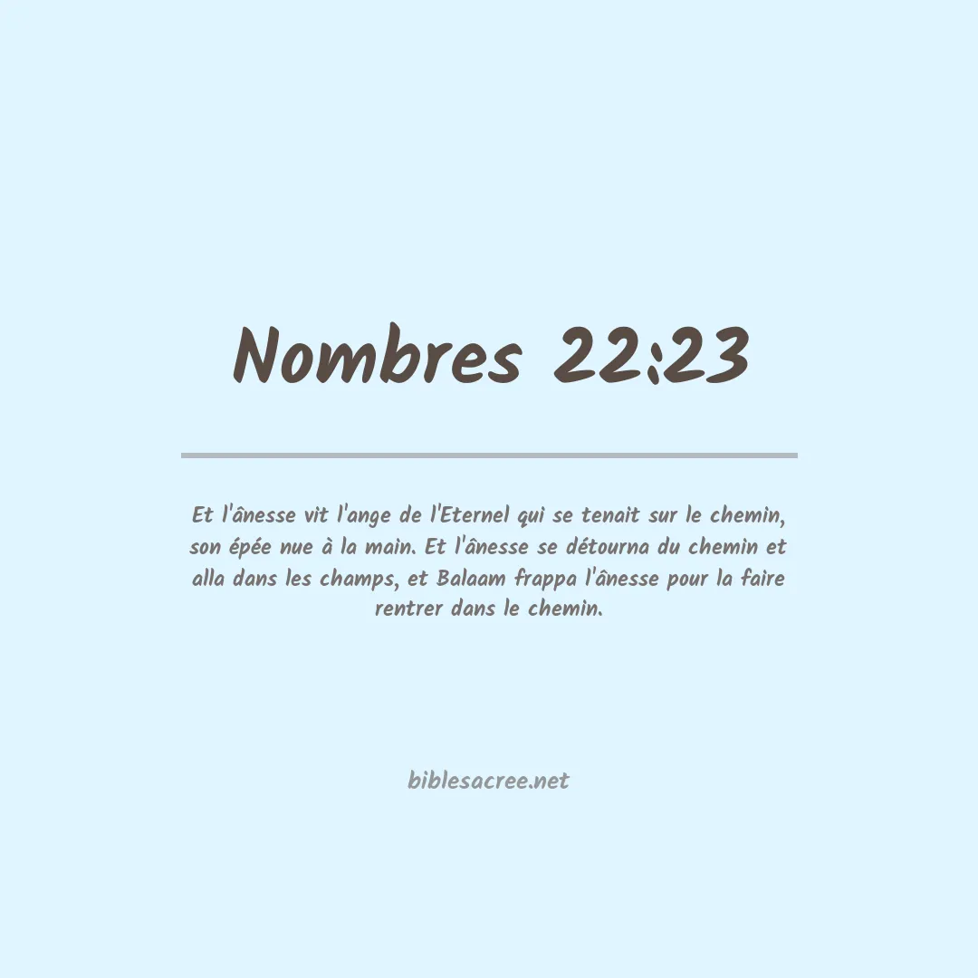 Nombres - 22:23