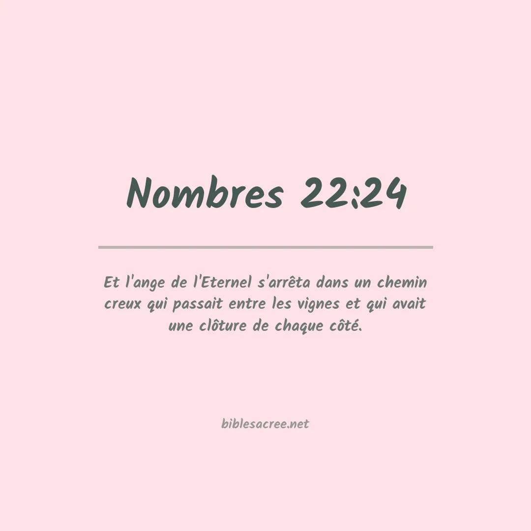 Nombres - 22:24
