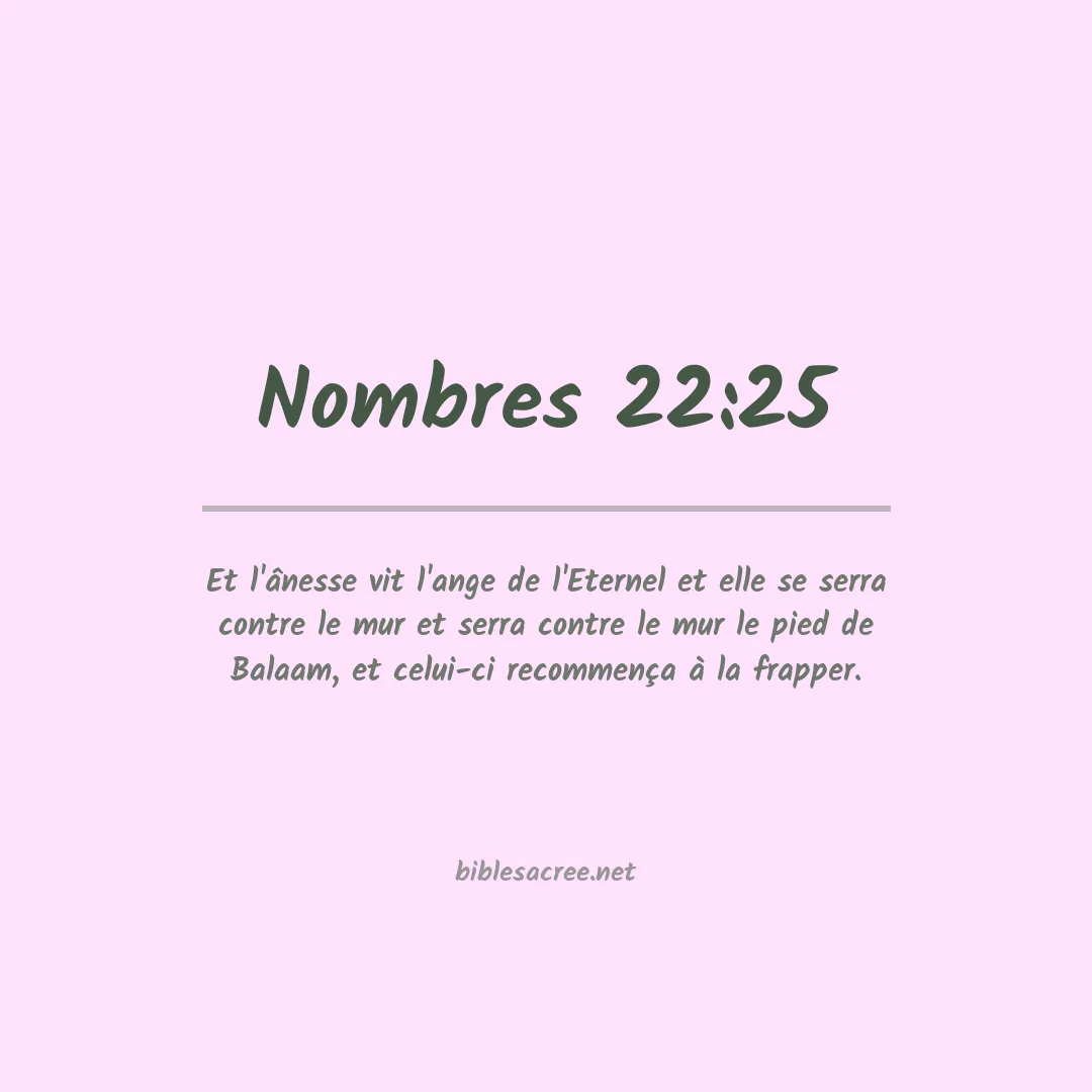 Nombres - 22:25