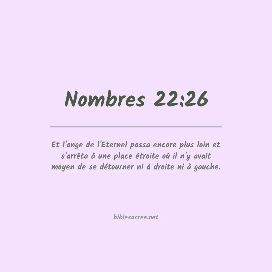 Nombres - 22:26