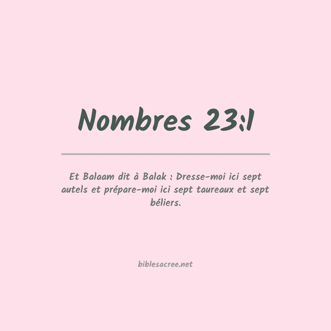 Nombres - 23:1