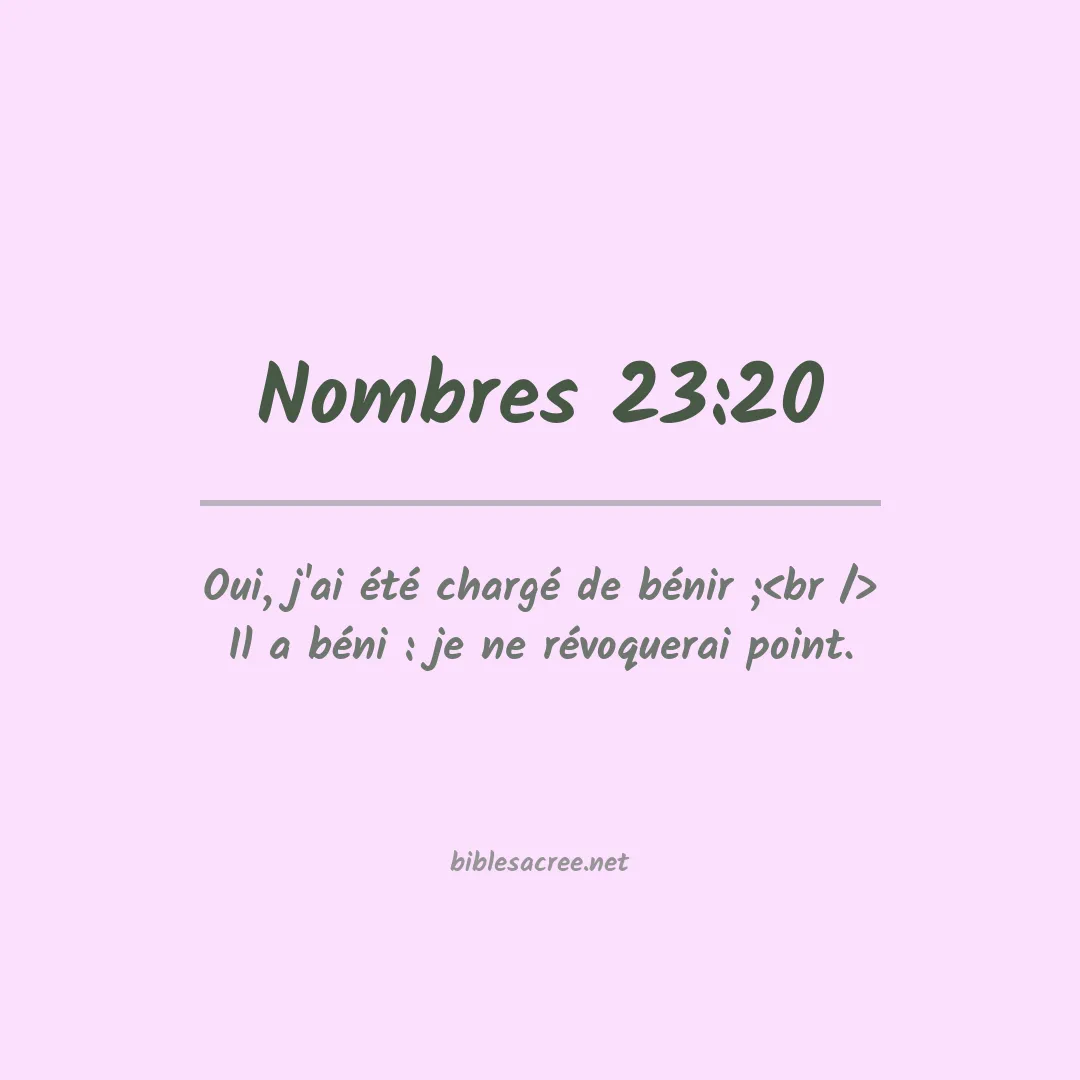 Nombres - 23:20