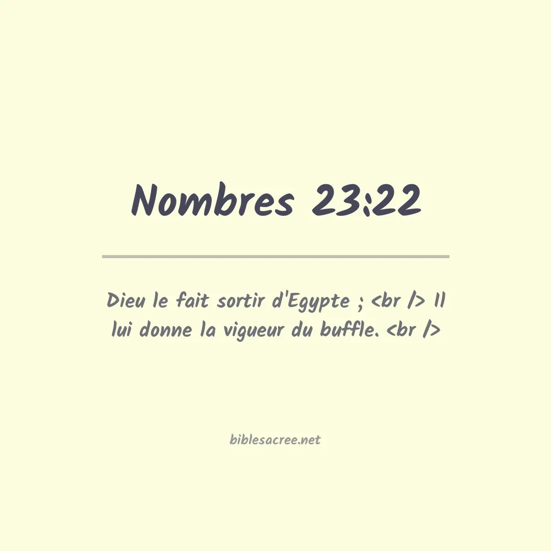 Nombres - 23:22