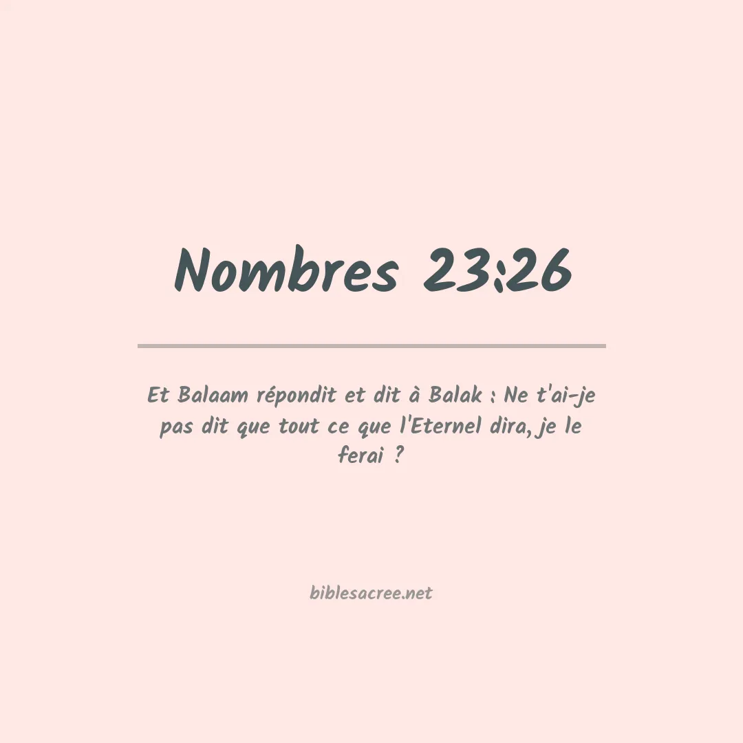 Nombres - 23:26