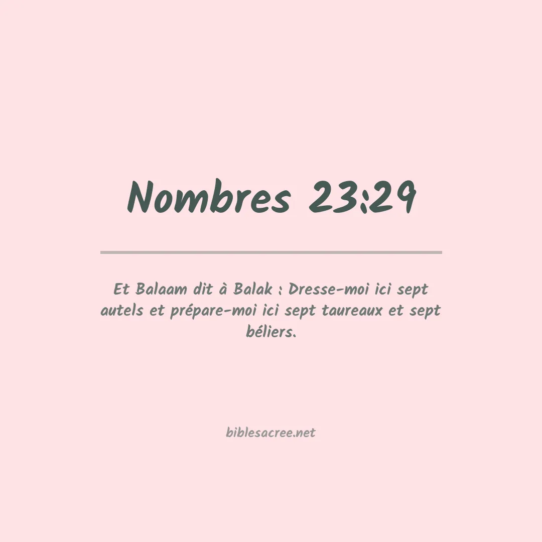 Nombres - 23:29