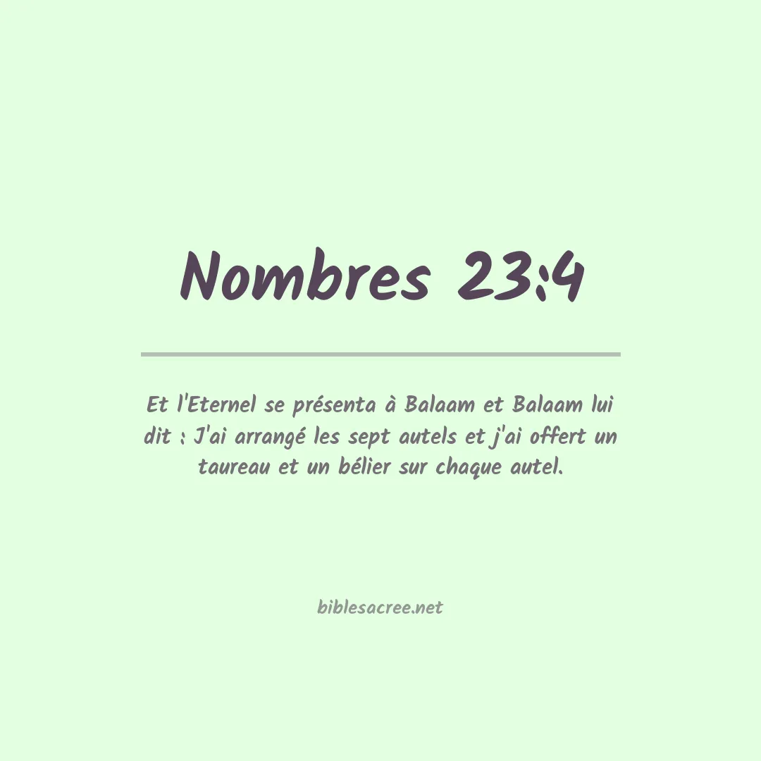 Nombres - 23:4