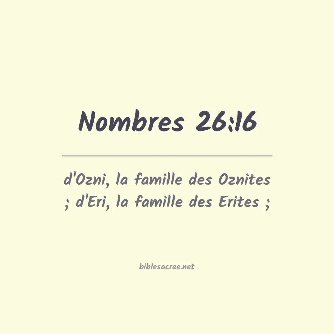 Nombres - 26:16