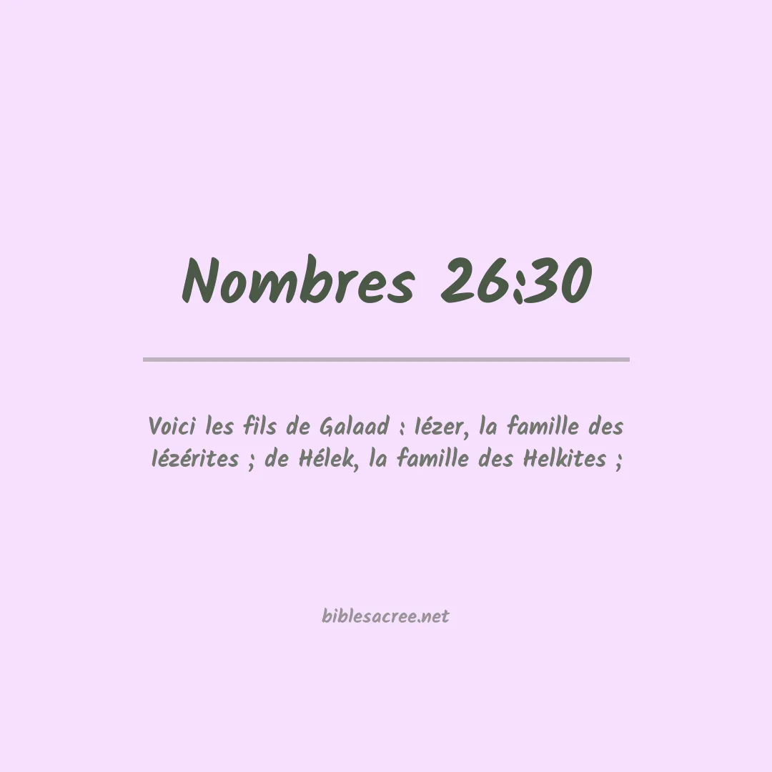 Nombres - 26:30