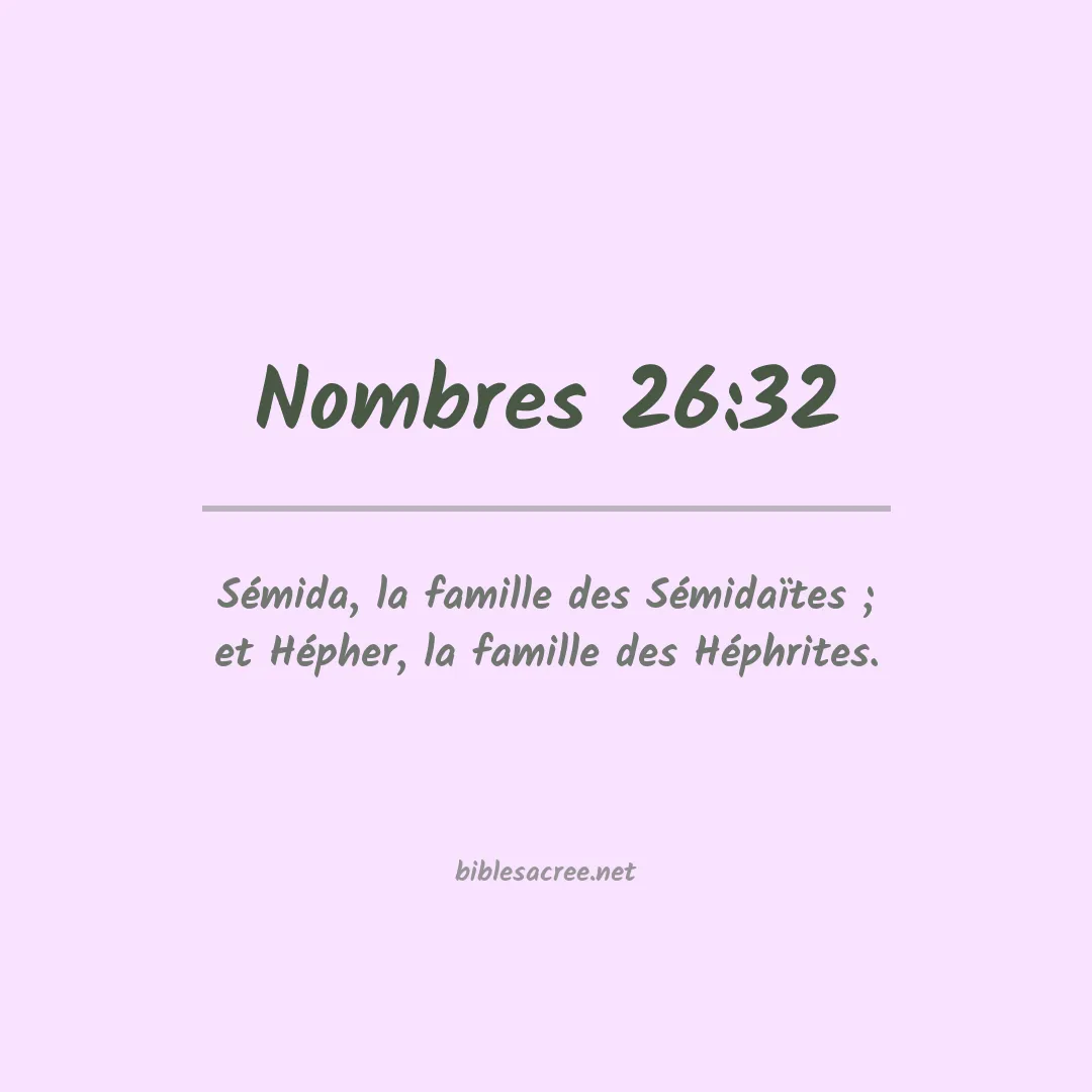 Nombres - 26:32