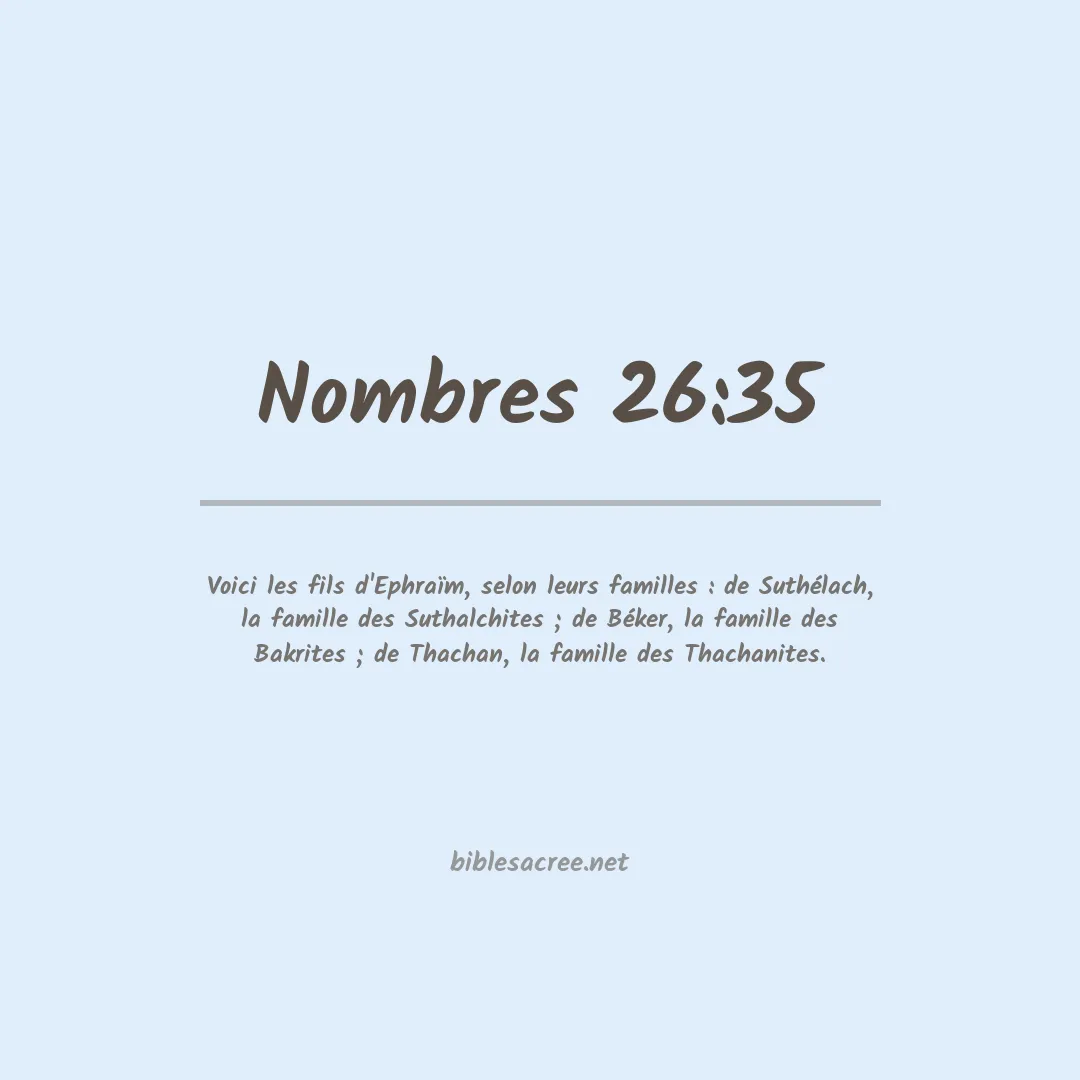 Nombres - 26:35