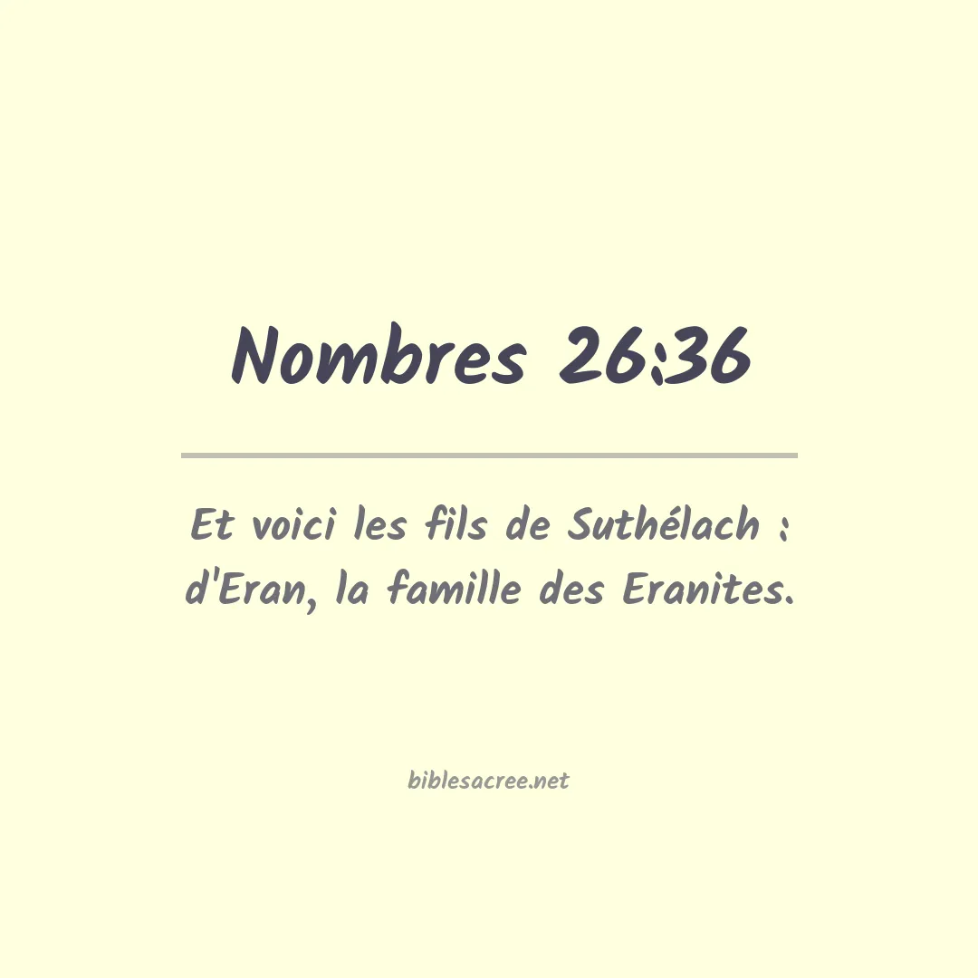 Nombres - 26:36