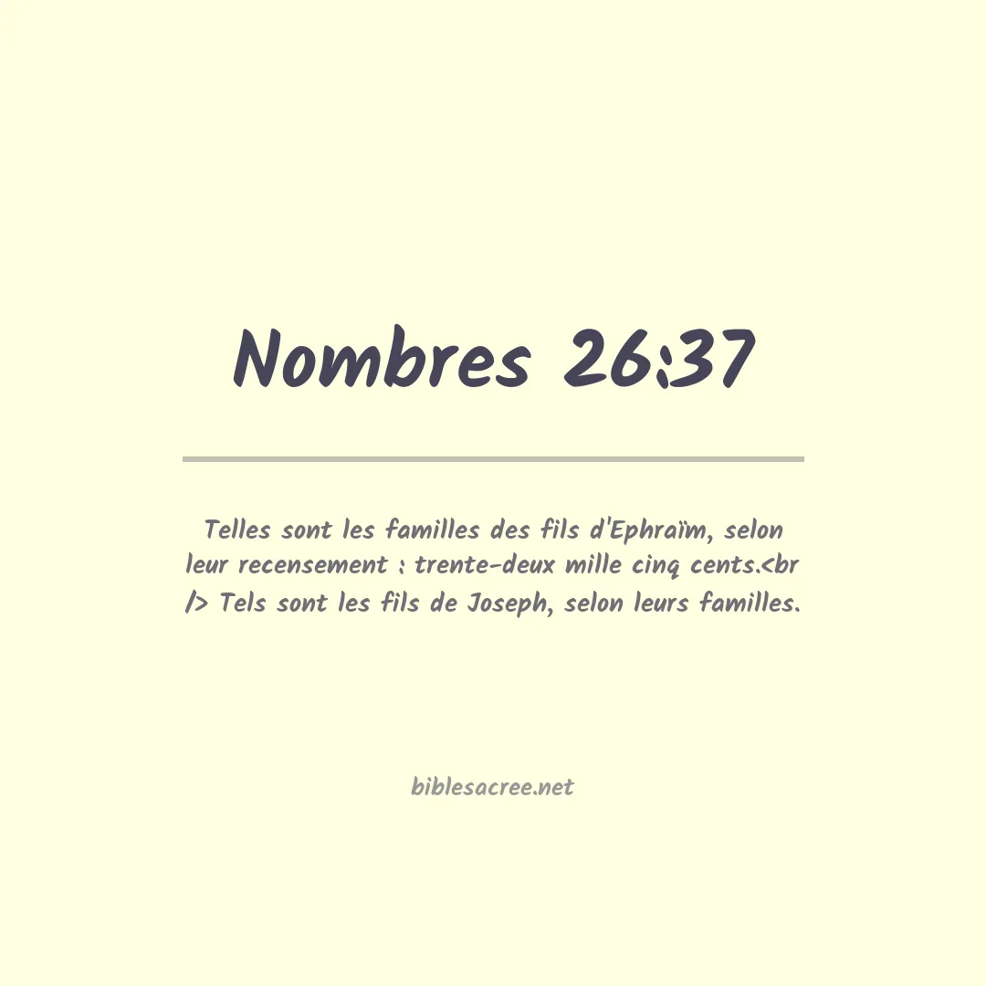 Nombres - 26:37
