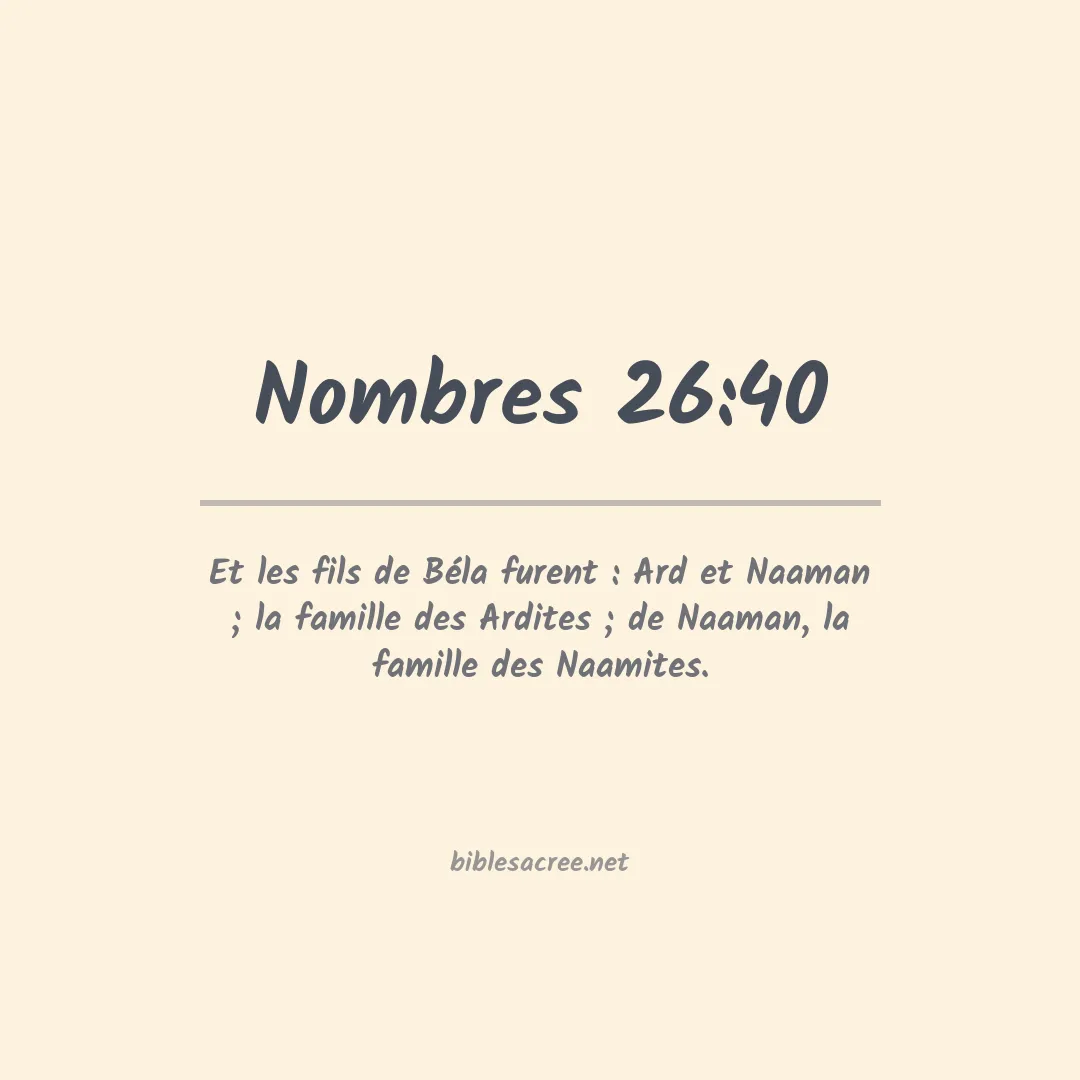 Nombres - 26:40