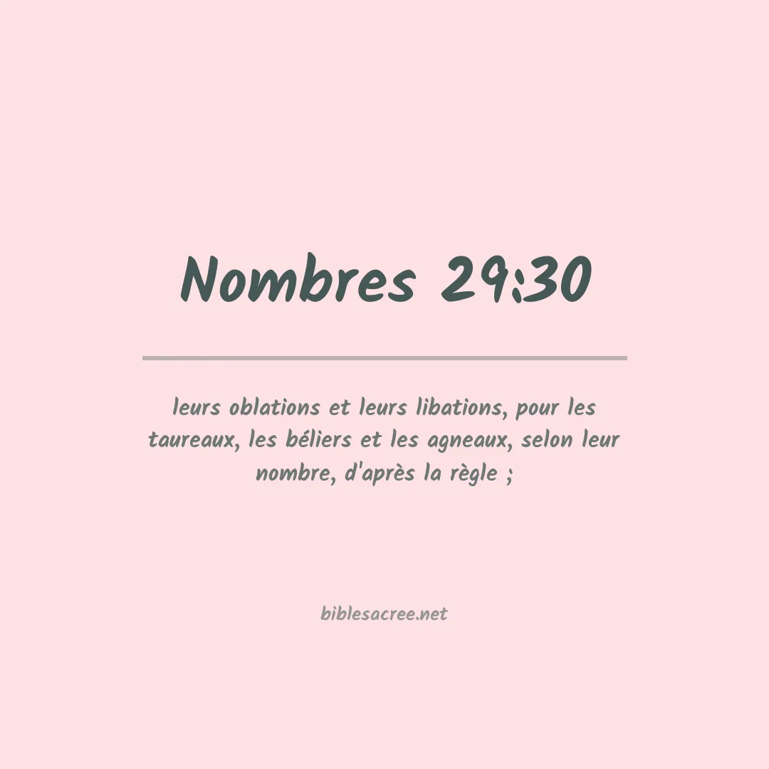 Nombres - 29:30