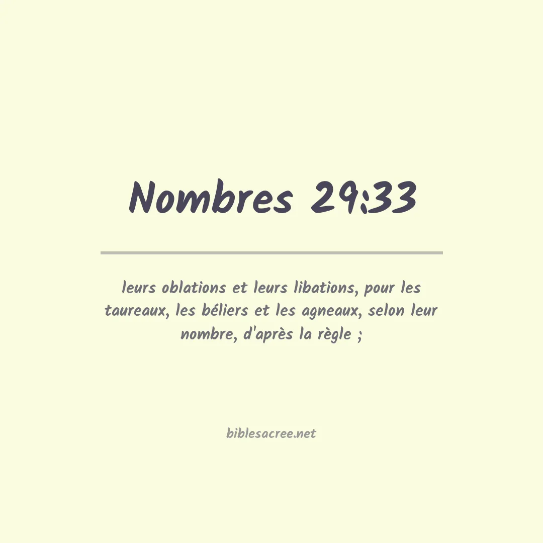 Nombres - 29:33