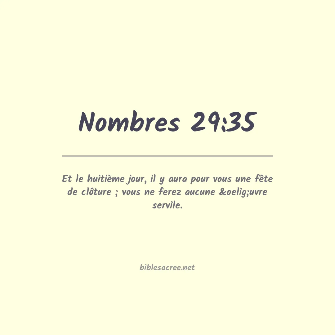 Nombres - 29:35