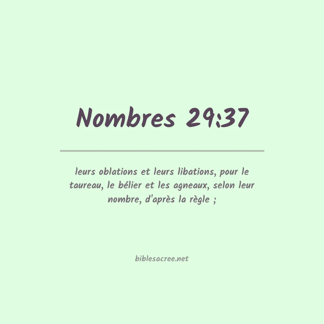 Nombres - 29:37