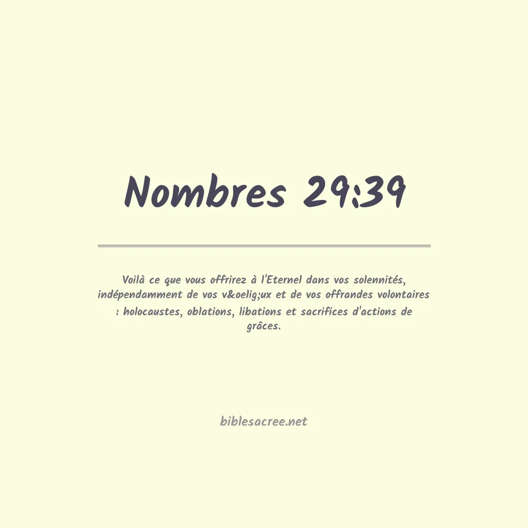 Nombres - 29:39