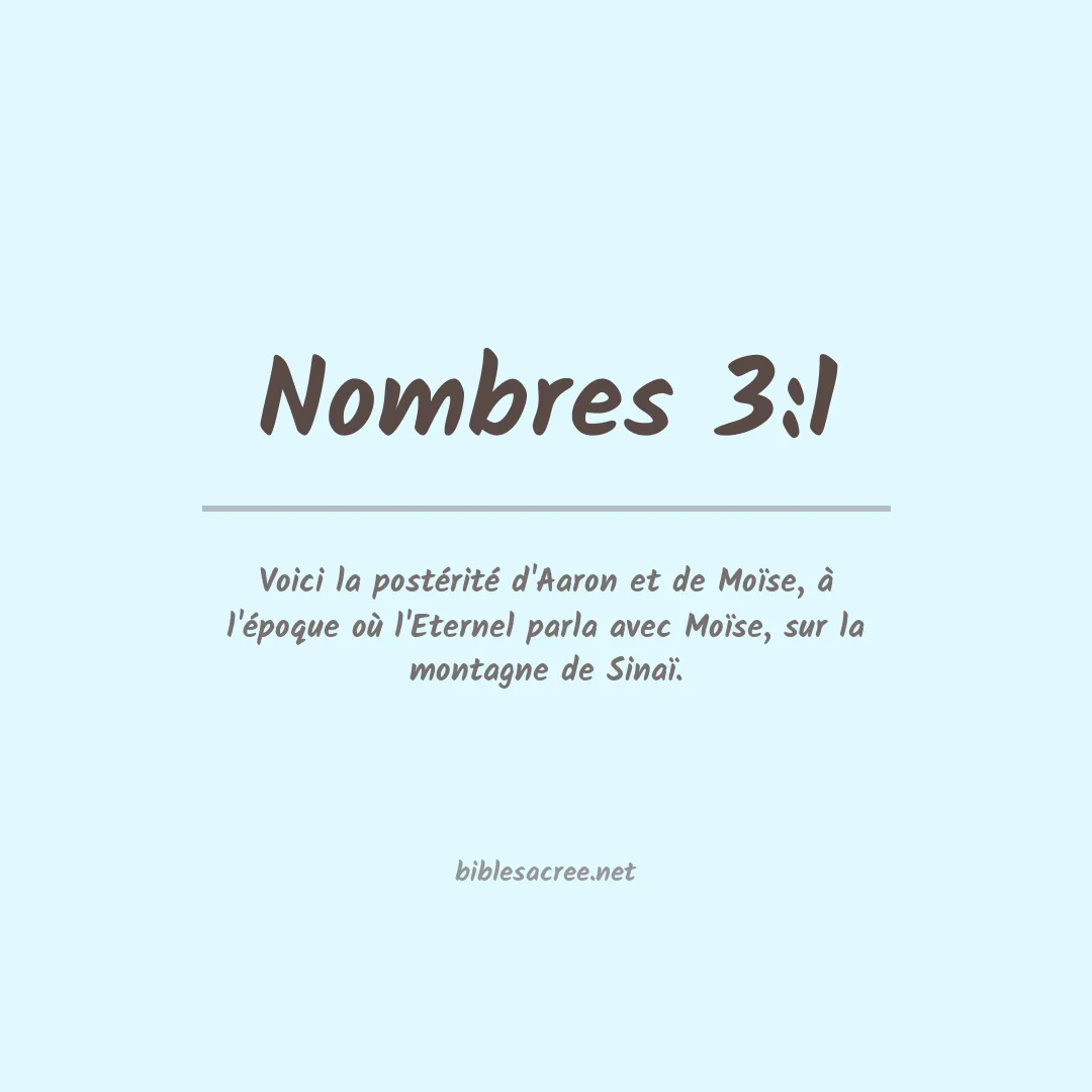 Nombres - 3:1