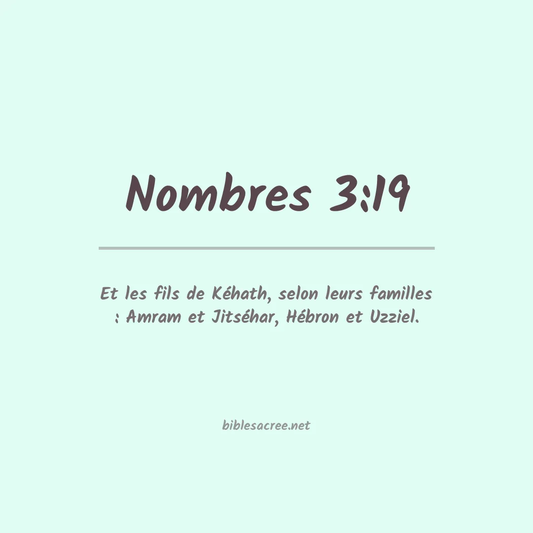 Nombres - 3:19