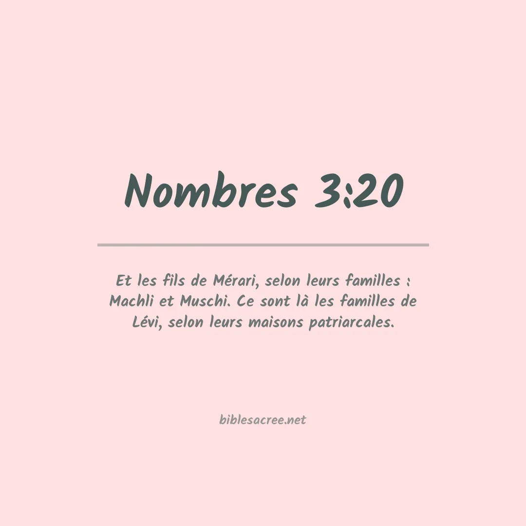 Nombres - 3:20