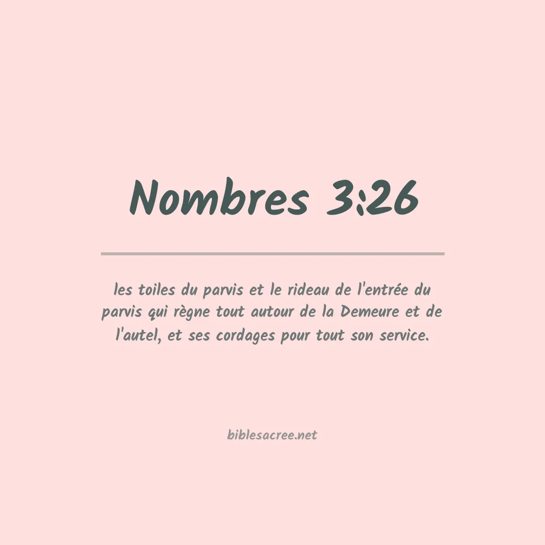 Nombres - 3:26