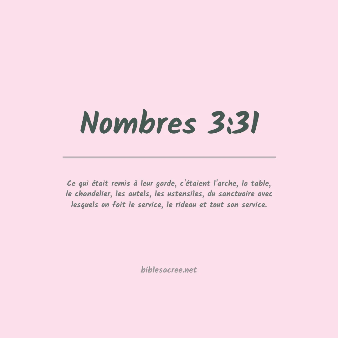 Nombres - 3:31