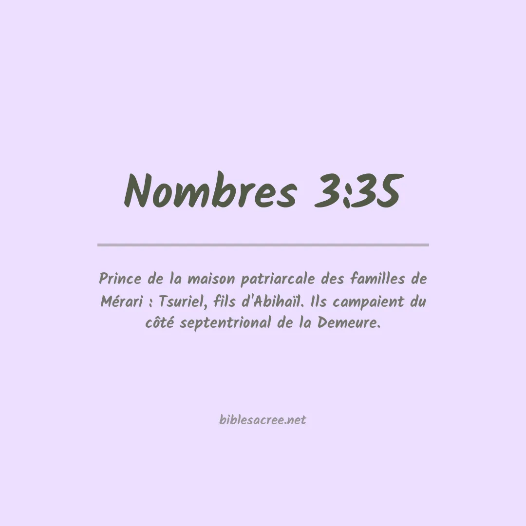 Nombres - 3:35