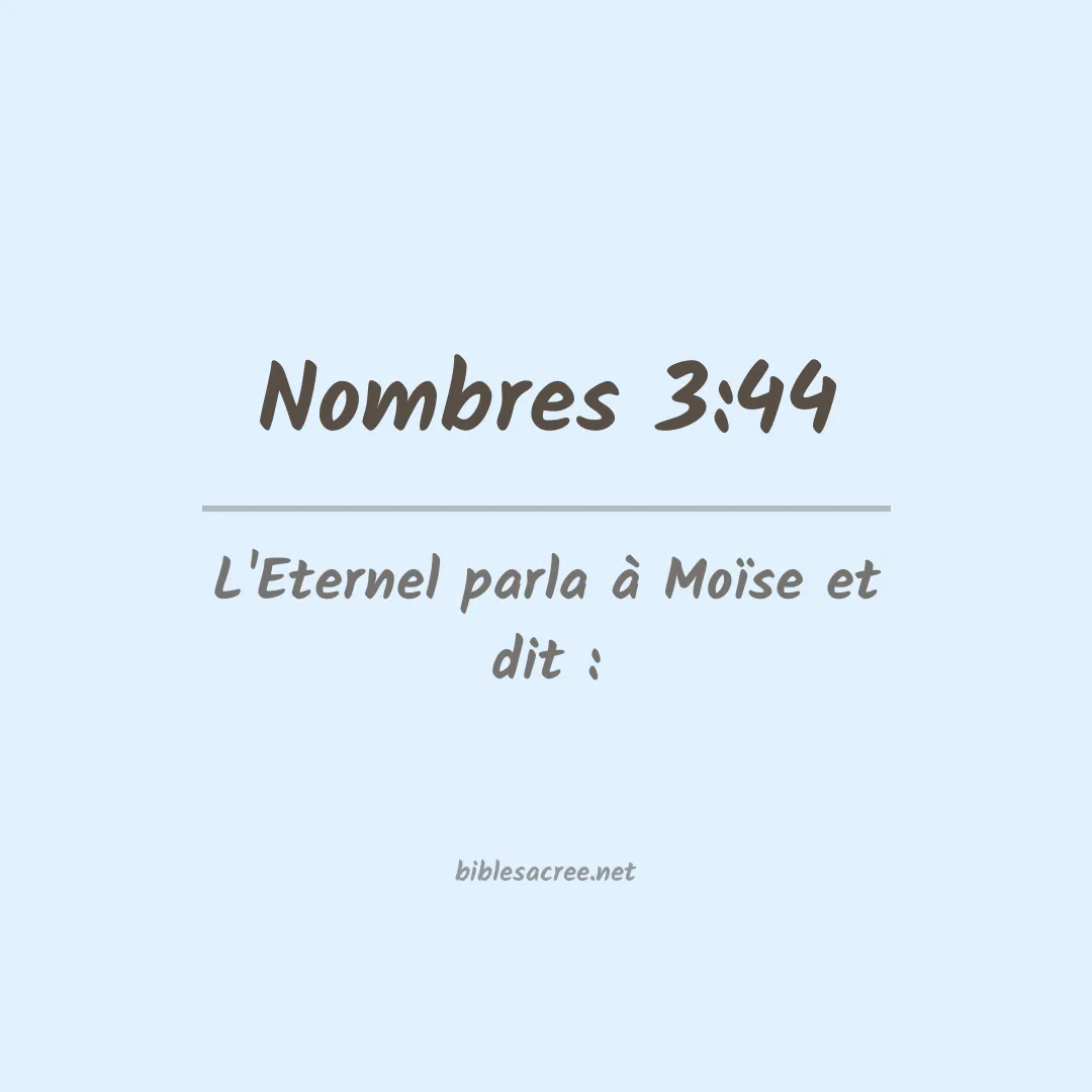 Nombres - 3:44