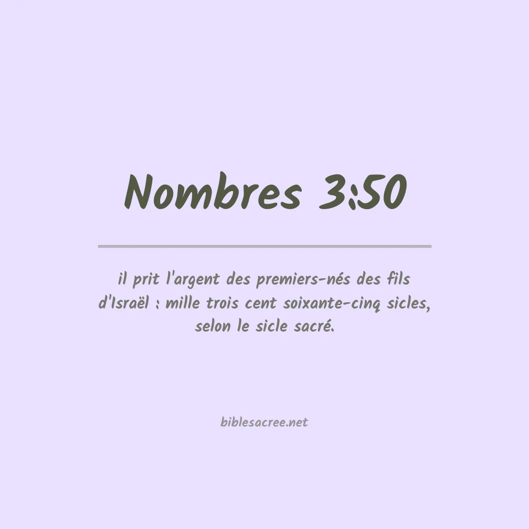 Nombres - 3:50