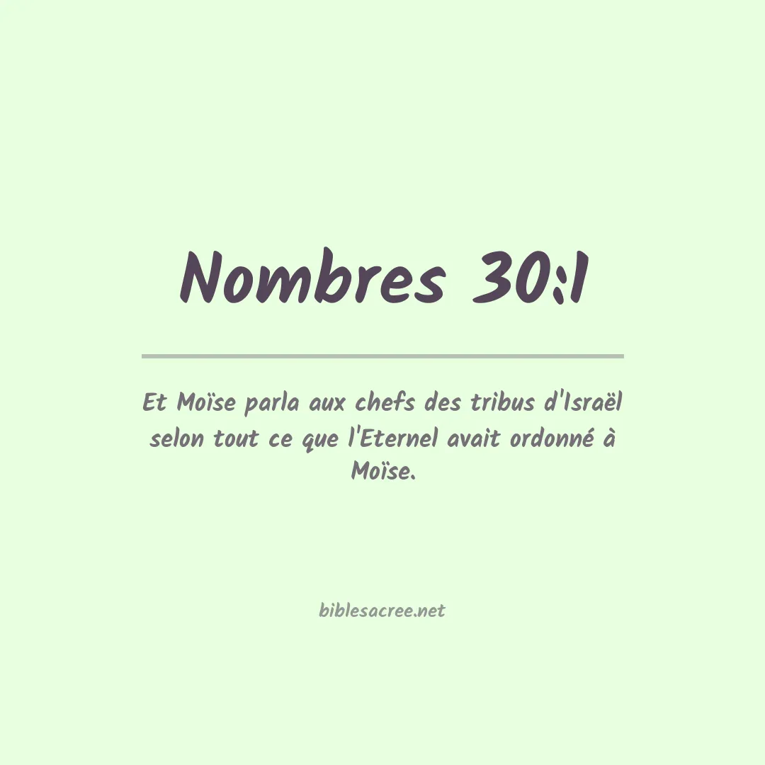 Nombres - 30:1