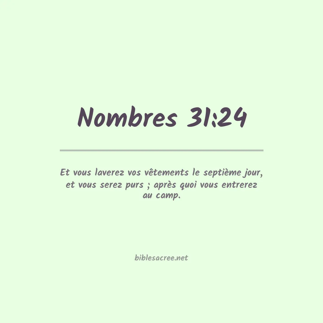 Nombres - 31:24