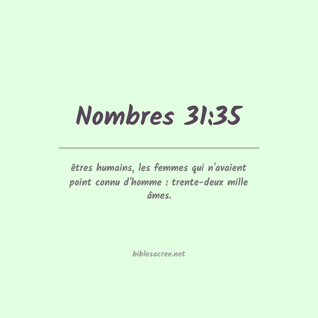 Nombres - 31:35