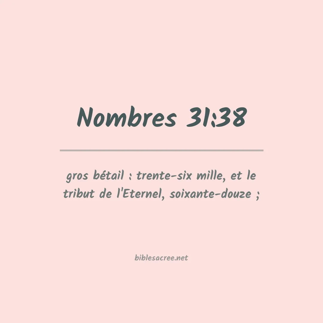 Nombres - 31:38