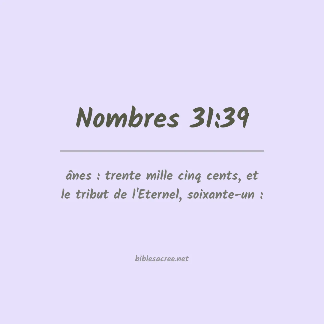 Nombres - 31:39