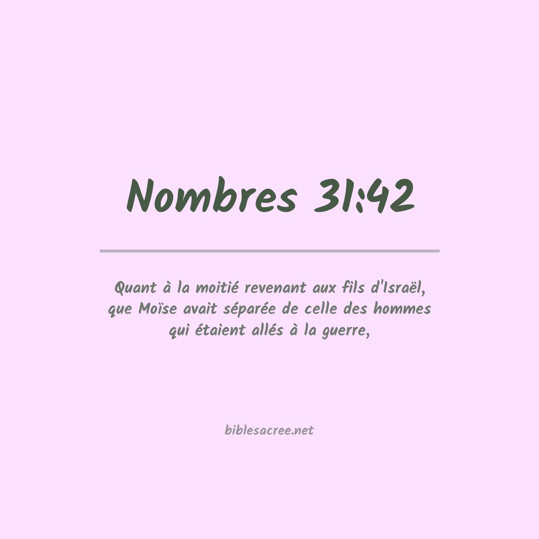 Nombres - 31:42