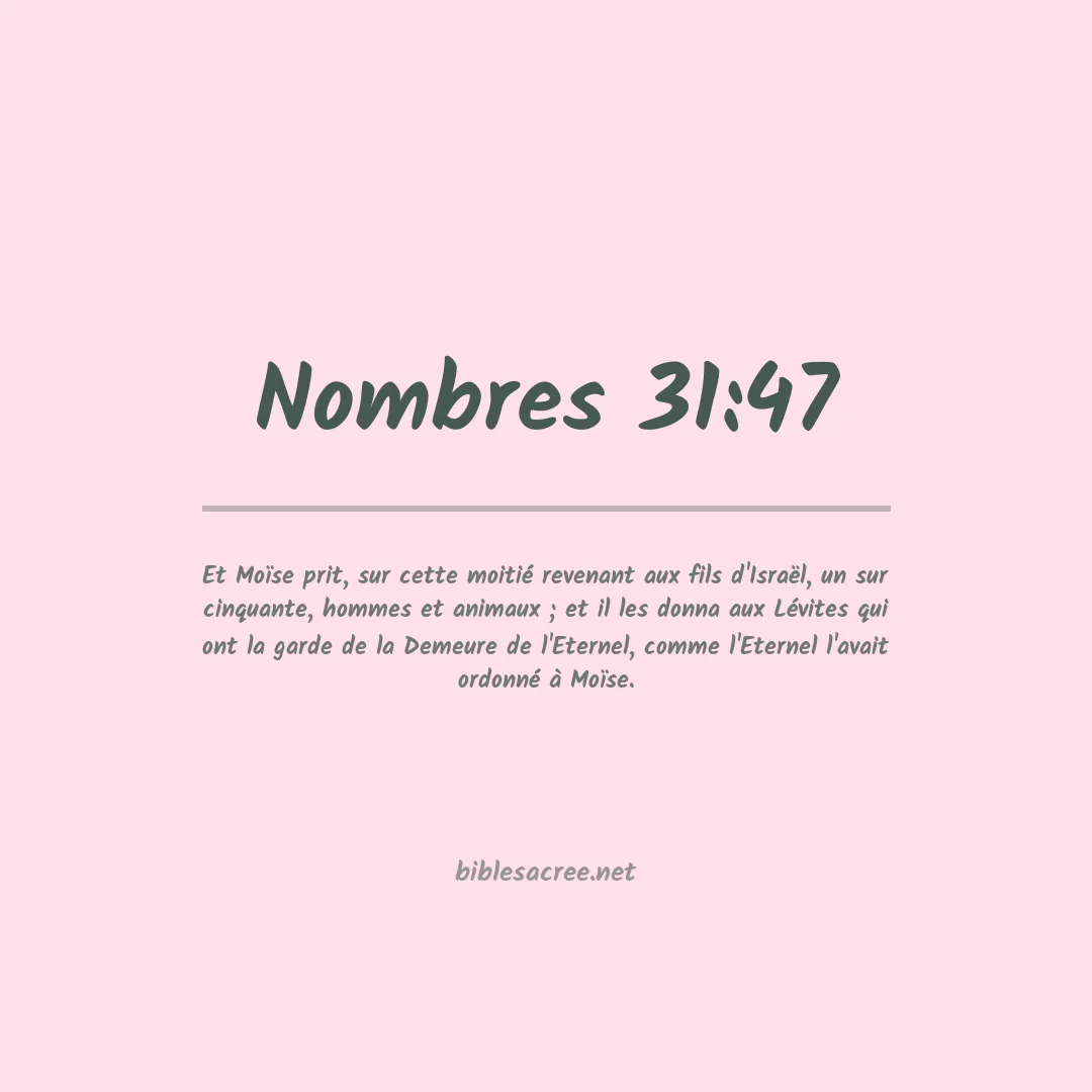 Nombres - 31:47