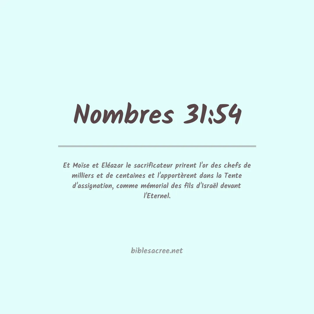 Nombres - 31:54