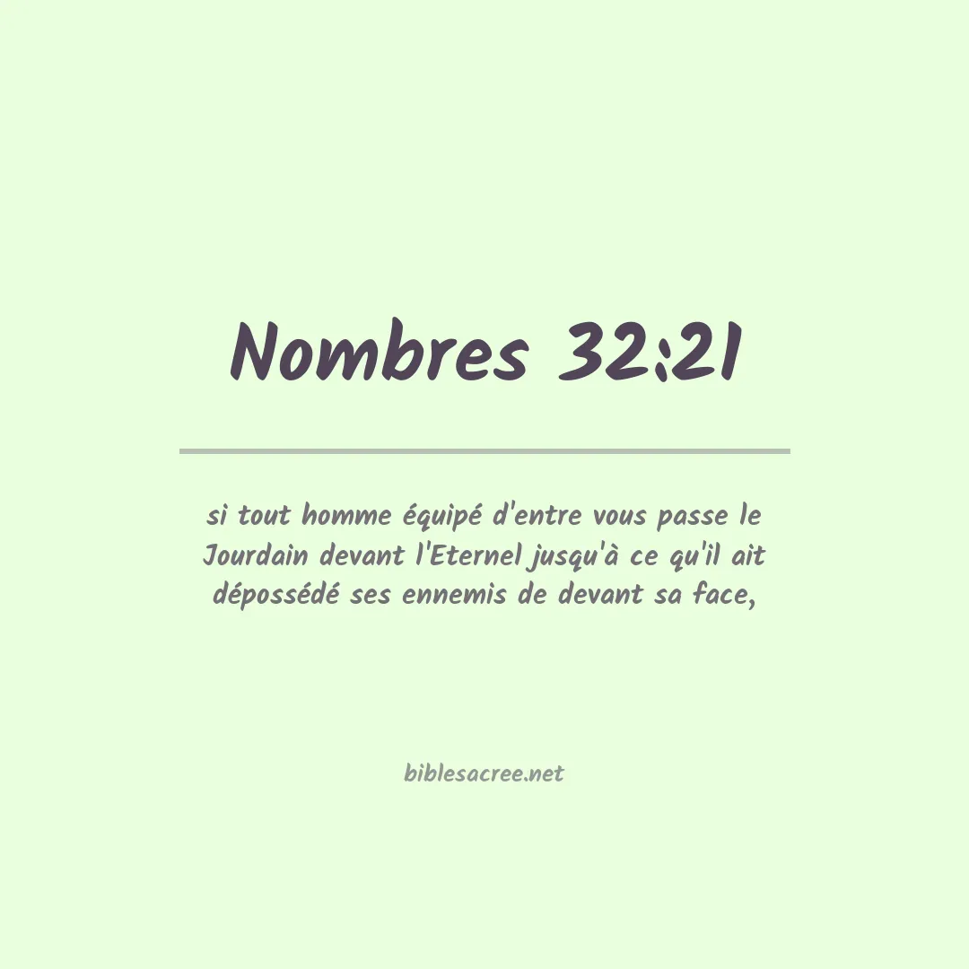 Nombres - 32:21