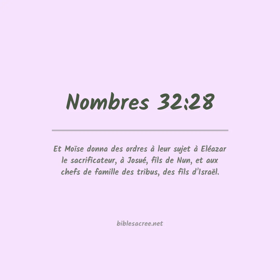 Nombres - 32:28